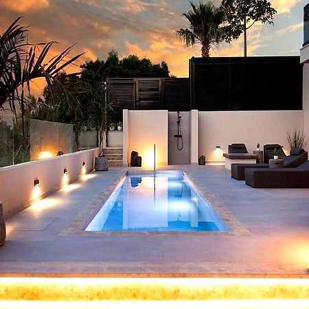 Orama Luxury Suite 3 Bedrooms With Private Pool 헐소니소스 외부 사진