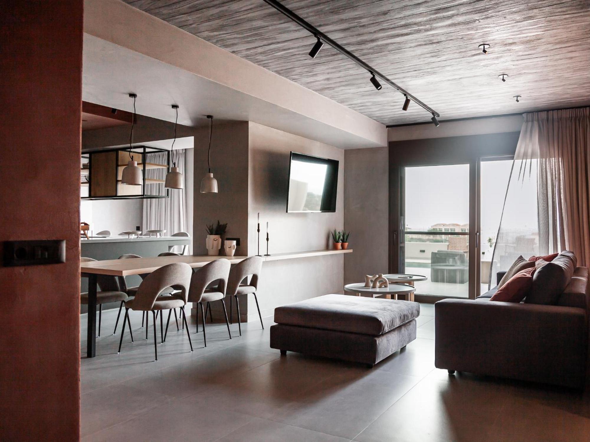 Orama Luxury Suite 3 Bedrooms With Private Pool 헐소니소스 외부 사진