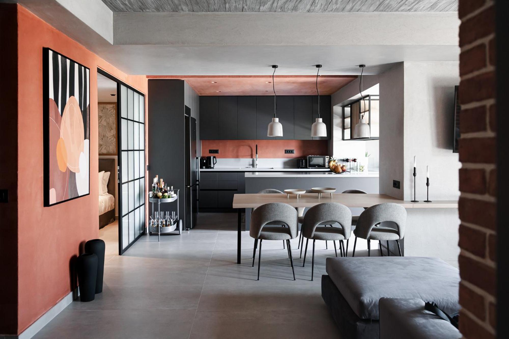 Orama Luxury Suite 3 Bedrooms With Private Pool 헐소니소스 외부 사진