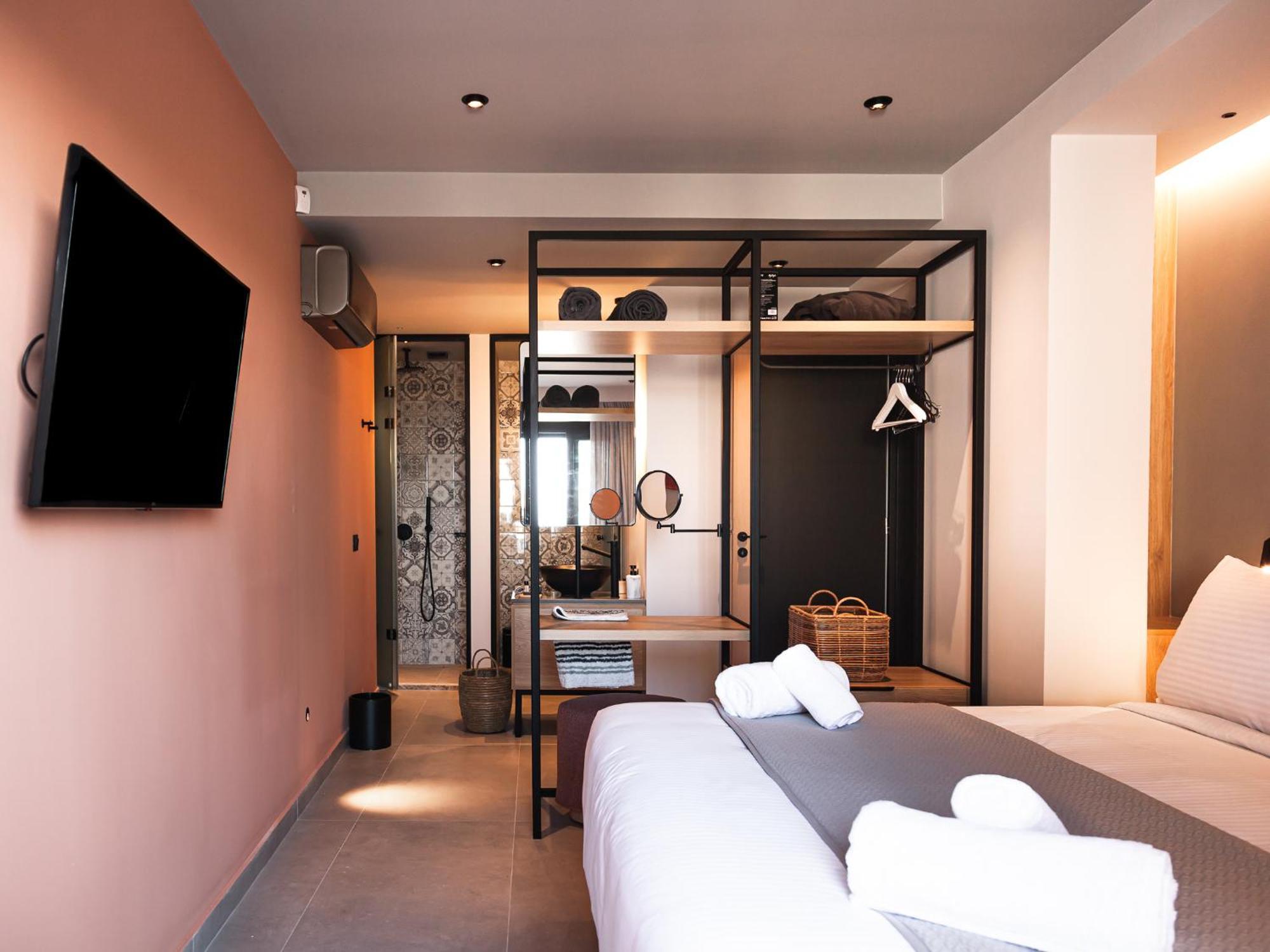 Orama Luxury Suite 3 Bedrooms With Private Pool 헐소니소스 외부 사진