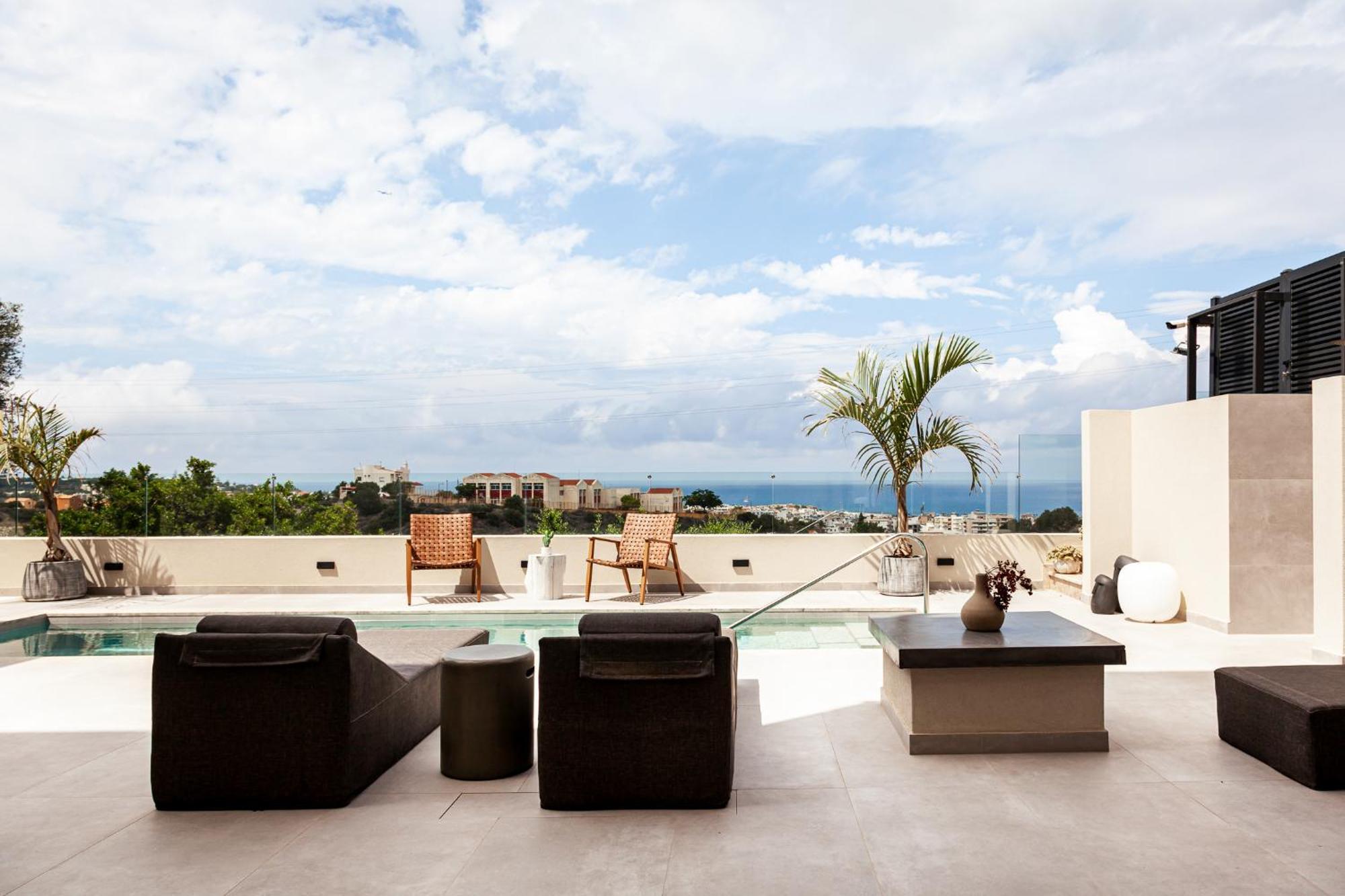 Orama Luxury Suite 3 Bedrooms With Private Pool 헐소니소스 외부 사진