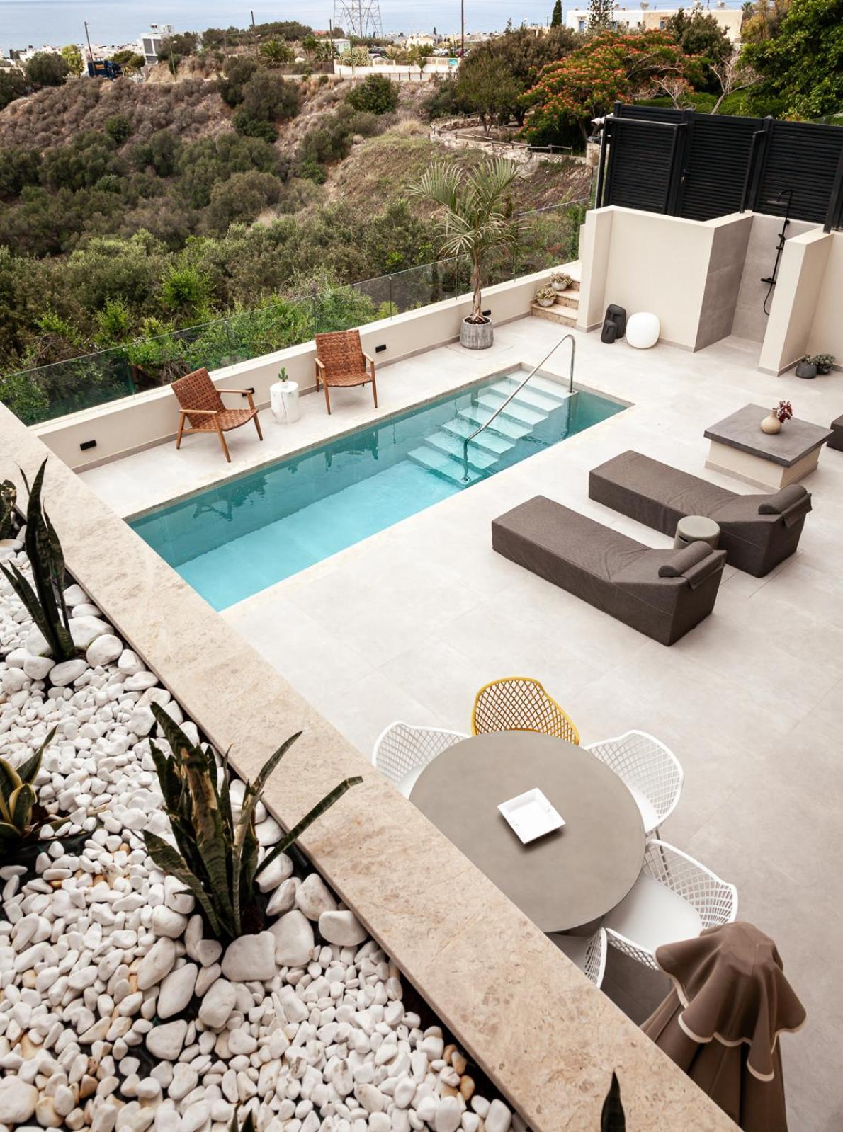 Orama Luxury Suite 3 Bedrooms With Private Pool 헐소니소스 외부 사진
